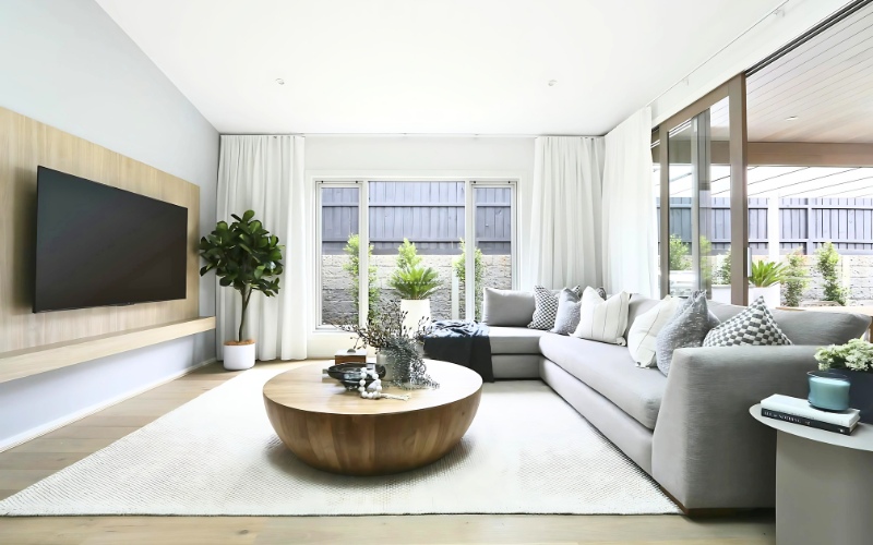 Phong cách hiện đại (Modern) là lựa chọn phổ biến cho căn hộ 80m2