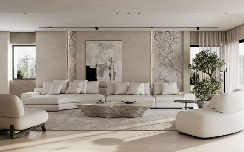 Áp dụng phong thủy hợp tuổi, bố trí sofa và bàn trà đúng hướng, mang lại may mắn và năng lượng tích cực