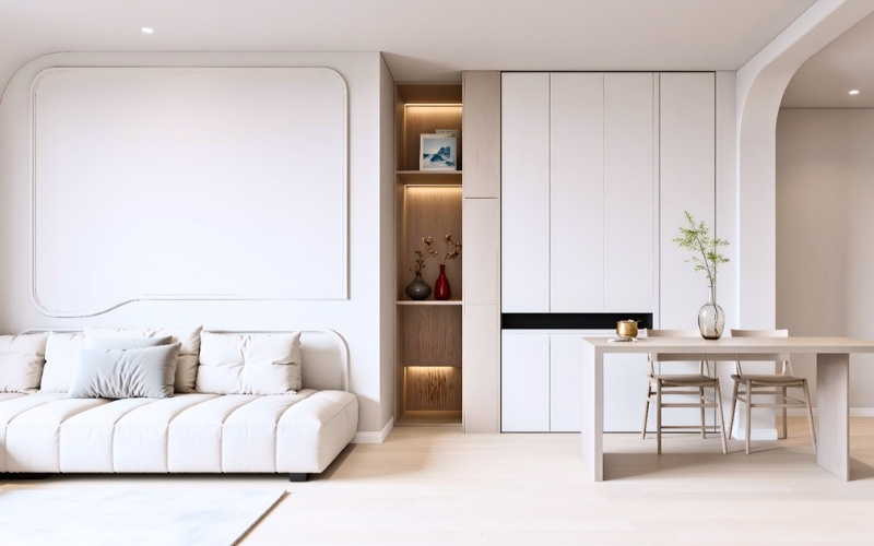 Phong cách này đặc biệt phù hợp với căn hộ nhỏ hoặc người có lối sống bận rộn