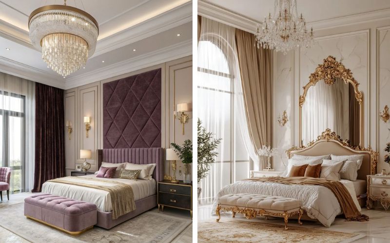 Phòng ngủ phong cách Luxury hướng đến cảm giác nghỉ ngơi trọn vẹn