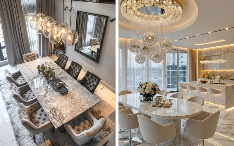 Thiết kế nội thất phong cách Luxury thể hiện sự kết hợp hoàn hảo giữa nghệ thuật và kiến trúc cao cấp