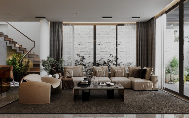 Thiết kế theo chiều dọc giúp tối ưu hóa không gian cho nhà phố hẹp