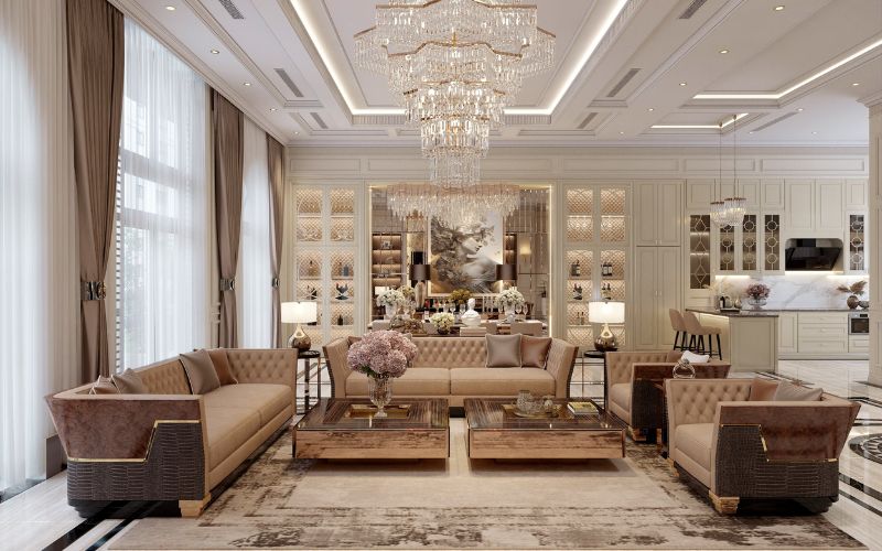 Hệ thống LED dây tích hợp tạo hiệu ứng ánh sáng tinh tế cho nội thất Luxury