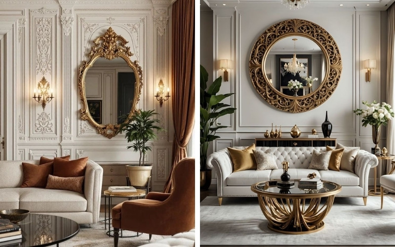 Phong cách Luxury đề cao sự tinh xảo trong từng chi tiết