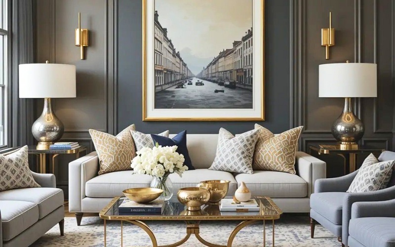 Vật liệu cao cấp là yếu tố cốt lõi giúp phong cách Luxury khác biệt so với các phong cách nội thất