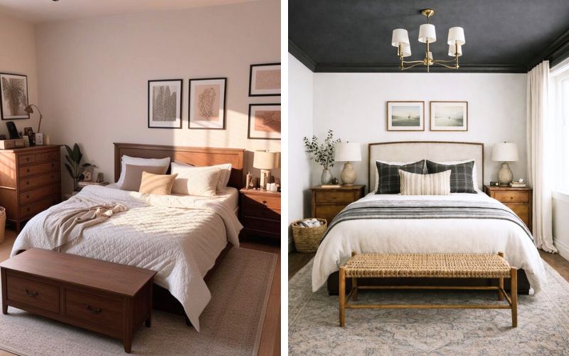 Chi phí thiết kế phòng ngủ Vintage 8m2 thường dao động khoảng 40-55 triệu đồng tùy thuộc vào yêu cầu