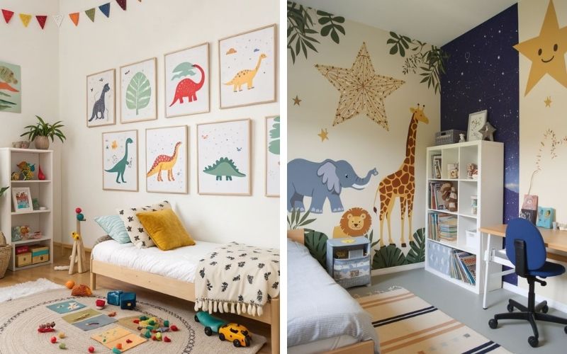 Chi phí thiết kế phòng ngủ trẻ em 8m2 thường dao động khoảng 30-45 triệu đồng